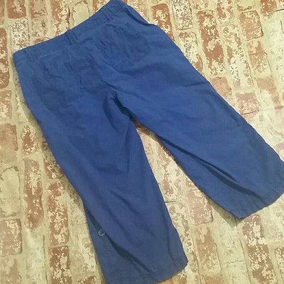 cargo capri pants size 8 blue size 8 Van Heusen - Picture 2 of 4